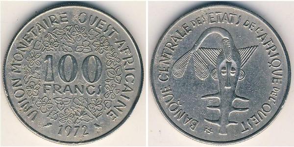 100 Franc African Union Nickel 