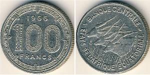 100 Franc Central African Republic Nickel 