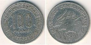 100 Franc Central African Republic Nickel 