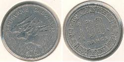 100 Franc Gabon Nickel 