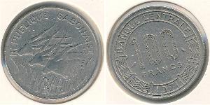 100 Franc Gabon Nickel 