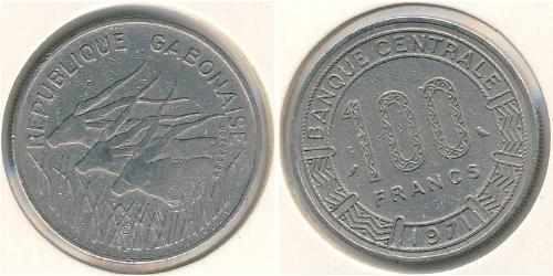 100 Franc Gabon Nickel 