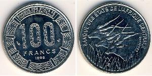 100 Franc República Centroafricana Níquel 