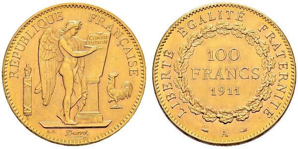 100 Franc Première République française  (1792-1804) Or 