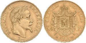 100 Franc Second Empire (1852-1870) Or Napoleon III (1808-1873)