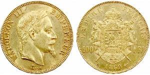 100 Franc Second Empire (1852-1870) Or Napoleon III (1808-1873)