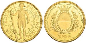 100 Franc Suisse Or 