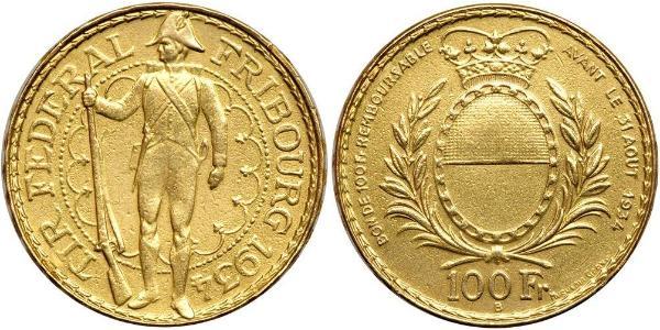 100 Franc Suisse Or 