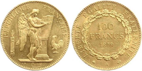100 Franc Troisième République (1870-1940)  Or 