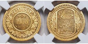 100 Franc Tunisie Or 