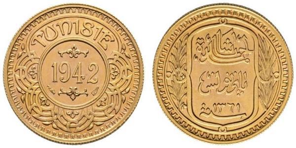 100 Franc Tunisie Or 