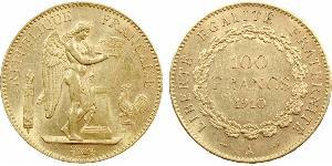 100 Franc French First Republic  (1792-1804) Oro 