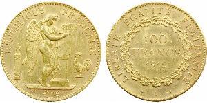 100 Franc French First Republic  (1792-1804) Oro 