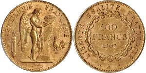 100 Franc Primera República Francesa  (1792-1804) Oro 