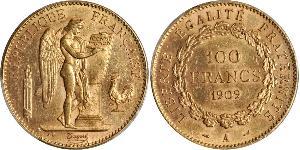 100 Franc Primera República Francesa  (1792-1804) Oro 