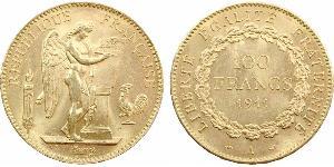 100 Franc Primera República Francesa  (1792-1804) Oro 