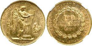 100 Franc Primera República Francesa  (1792-1804) Oro 