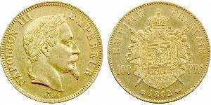 100 Franc Secondo Impero francese (1852-1870) Oro Napoleone III (1808-1873)
