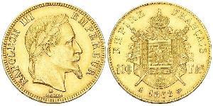 100 Franc Segundo Imperio francés (1852-1870) Oro Napoleon III (1808-1873)