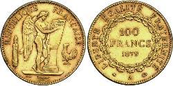 100 Franc Tercera República Francesa (1870-1940)  Oro 