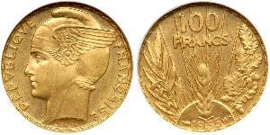 100 Franc Tercera República Francesa (1870-1940)  Oro 