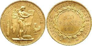 100 Franc Tercera República Francesa (1870-1940)  Oro 