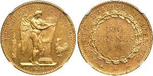 100 Franc Tercera República Francesa (1870-1940)  Oro 