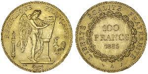 100 Franc Tercera República Francesa (1870-1940)  Oro 