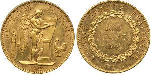 100 Franc Tercera República Francesa (1870-1940)  Oro 