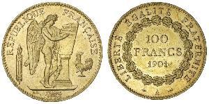 100 Franc Terza Repubblica francese (1870-1940)  Oro 