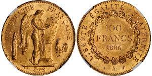 100 Franc Terza Repubblica francese (1870-1940)  Oro 