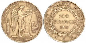 100 Franc Terza Repubblica francese (1870-1940)  Oro 