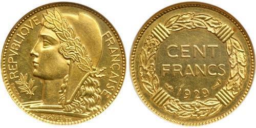 100 Franc Terza Repubblica francese (1870-1940)  Oro 