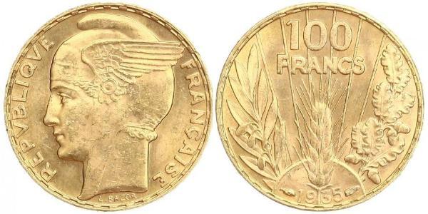 100 Franc Terza Repubblica francese (1870-1940)  Oro 