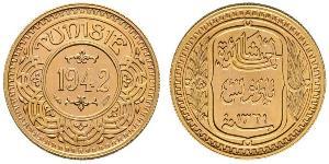 100 Franc Tunisia Oro 