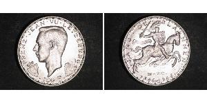100 Franc Luxemburgo Plata 