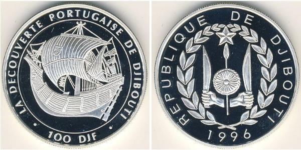 100 Franc Yibuti Plata 