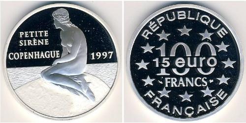 100 Franc France Silver 