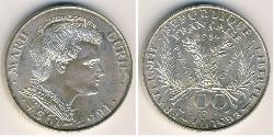 100 Franc French Fifth Republic (1958 - ) Silver 