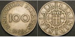 100 Franc Saarland  