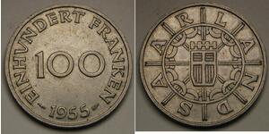 100 Franc Saarland  