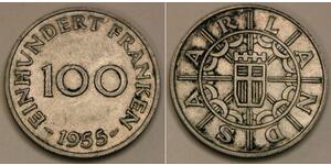 100 Franc Saarland  