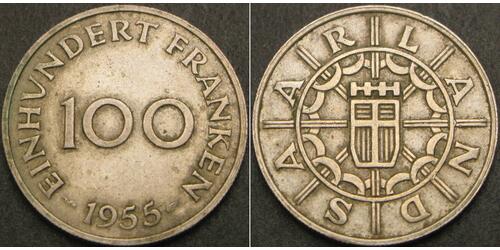 100 Franc Saarland  