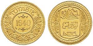 100 Franc Tunisia 金 