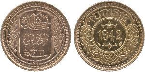 100 Franc Tunisia 金 