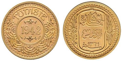 100 Franc Tunisia 金 