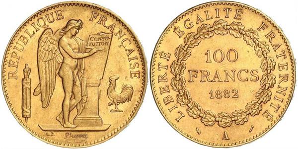 100 Franc 法兰西第一共和国 (1792 - 1804) 金 