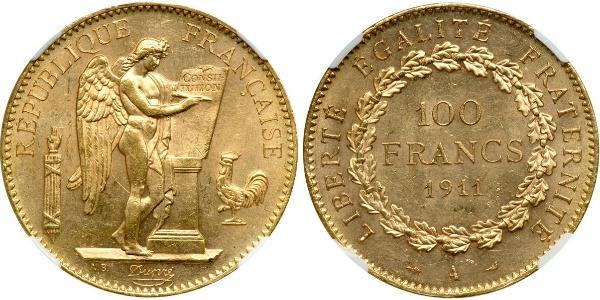 100 Franc 法兰西第一共和国 (1792 - 1804) 金 