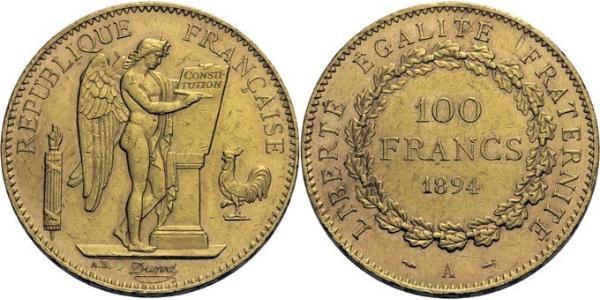 100 Franc 法兰西第一共和国 (1792 - 1804) 金 