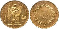 100 Franc 法兰西第三共和国 (1870 - 1940) 金 